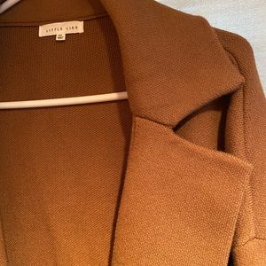 Camel Knit Trenchcoat